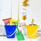 24 Pack Beach Buckets and Shovels Set for Kids, 5.28 Inch Colorful Sand Pails with Sand Shovels, Summer Beach Toys for Sandcastle Building, Party Favors, Sandbox and Outdoor Play